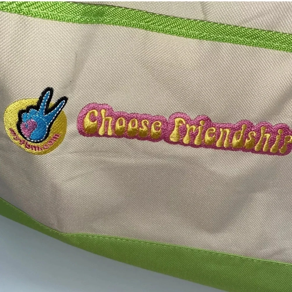 My Friendship Bracelet Maker Tote Bag Choose Friendship Retro‎ Colors New